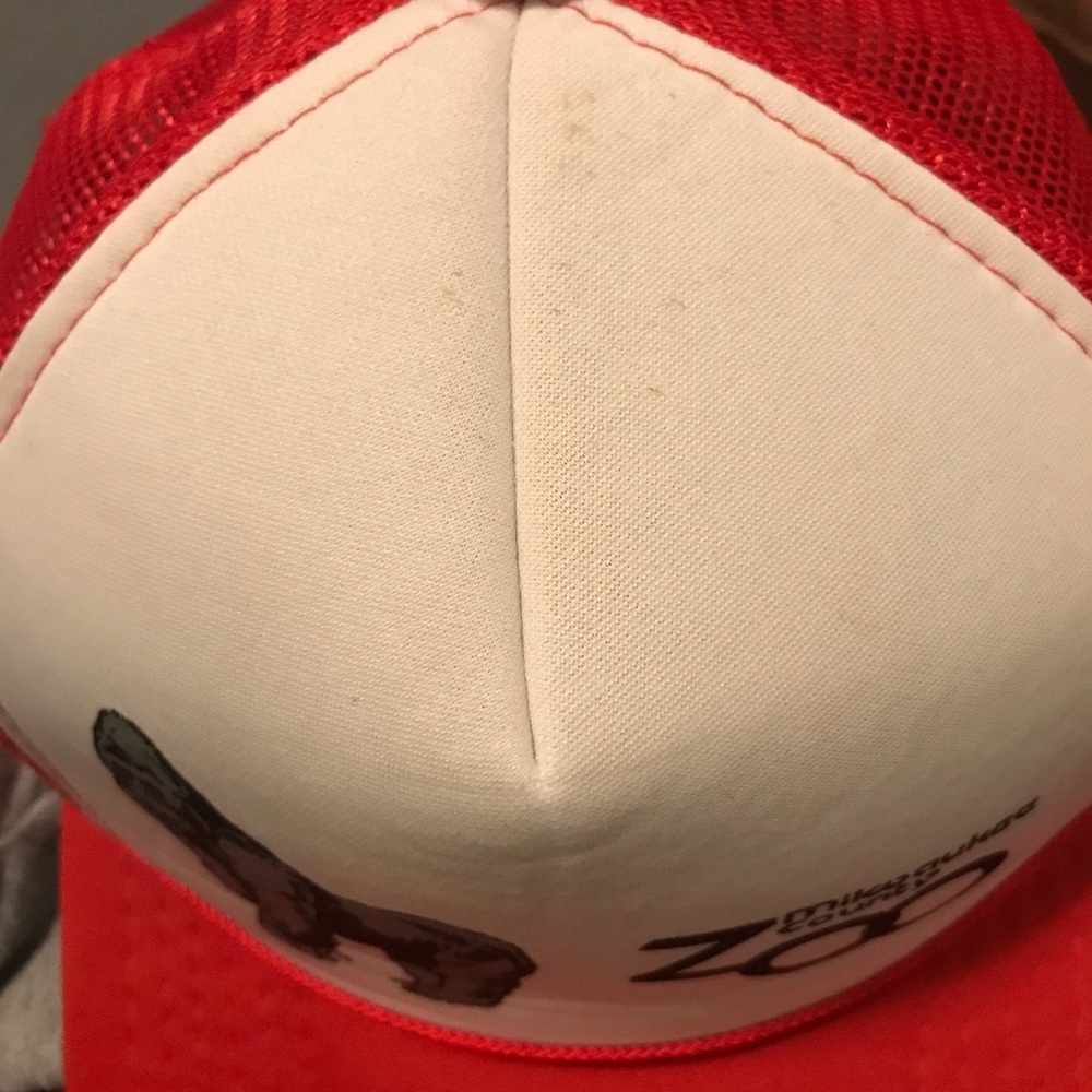 Milwaukee County Zoo Snapback Hat Red White - Picture 6 of 6
